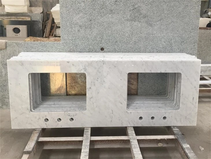 เคาน์เตอร์ครัวหินอ่อน Bianco Carrara