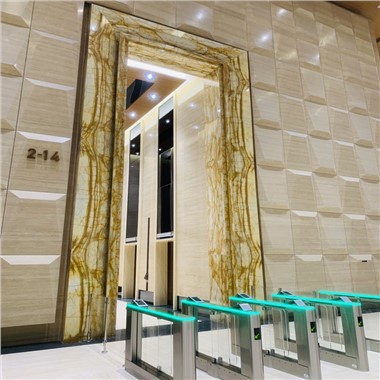 ห้องรับประทานอาหารกระเบื้อง Travertine