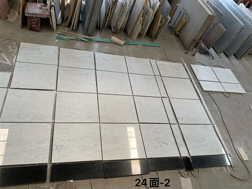 Bianco Carrara marble wall Bianco Carrara marble wall